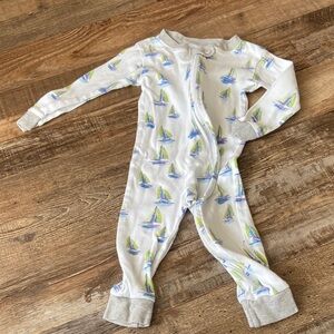 Burts bees baby sailboat sleeper cotton size unisex 18m